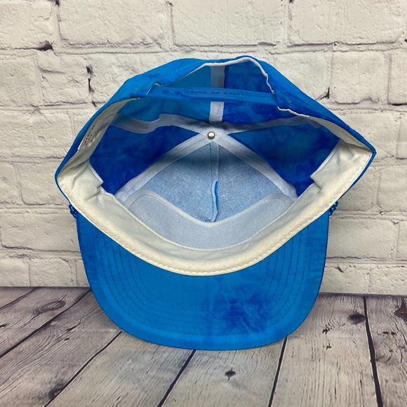 Vintage Nylon Hat Cap Snapback Blue Trucker Rope MFP Mohawk Propane Acid Washed - Picture 7 of 8